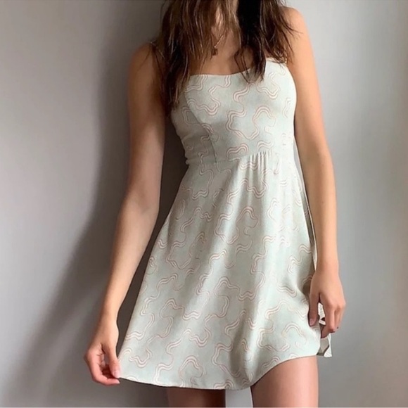 Aritzia Dresses & Skirts - ARITZIA | Sunday Best Flirt Mini Dress in Mint Size 8